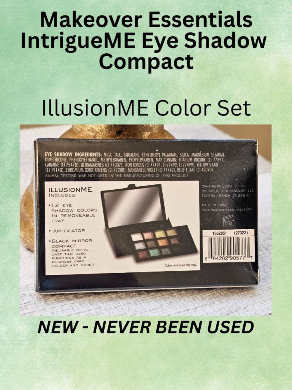NEW  Makeover Essentials IntrigueME Eye Shadow Compact - Picture 2 of 3